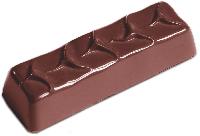 molded chocolate bars