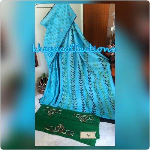 Block Printed Mulmul Cotton Sarees