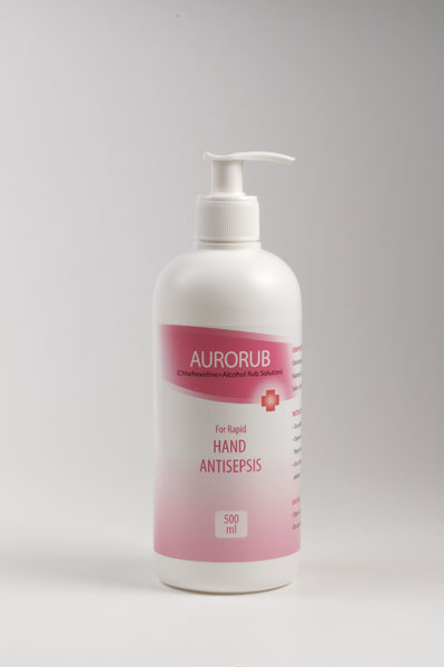 Alcoholic Rub for Hand Antiseptics - Aurorub