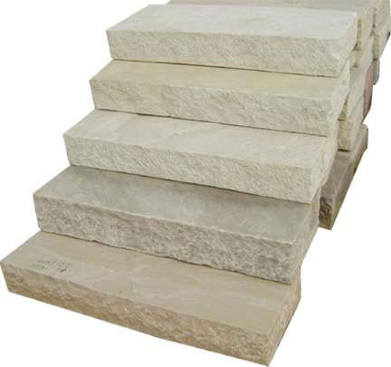 Mint Sandstone Block Steps