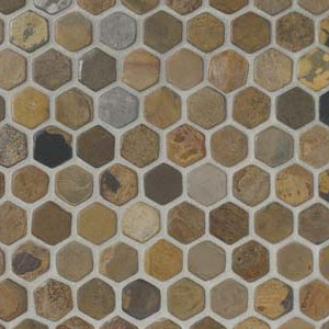 Mosaic 1 - Indian Autumn Hexagon