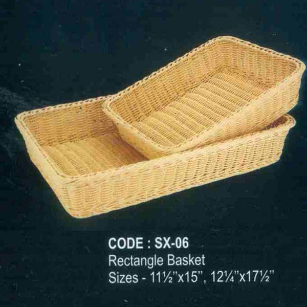 Wooden Rectangular Baskets