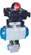 Actuated Three Piece Ball Valves