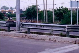 Polished Metal Crash Barrier, for Highway, Road, Color : Steel