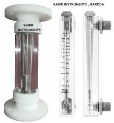 PP Acrylic Body Rotameter, Color : WHITE, BLUE