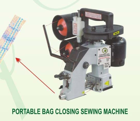 Double Thread Portable Bag Closer Machine