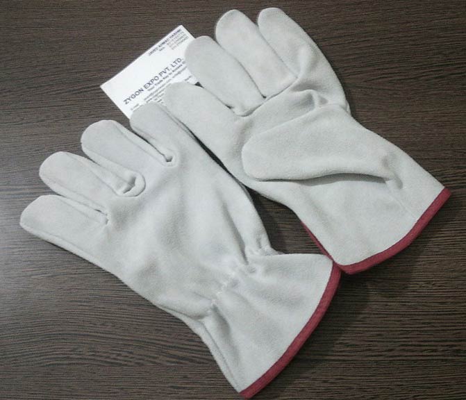 Cow Split Leather Industrial Gloves
