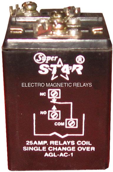 25 AMP Small Electromagnetic Relays