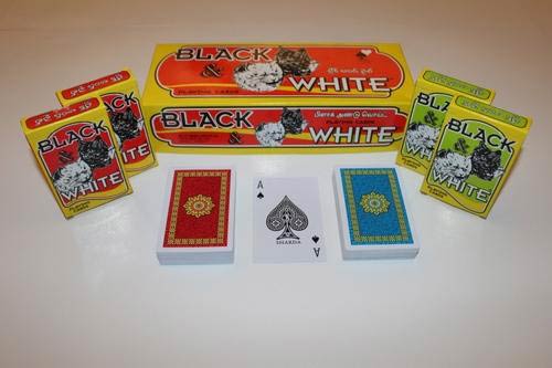 Black & White Playing Cards