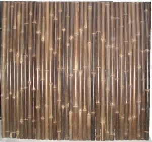 Black Bamboo Rolled Fencing