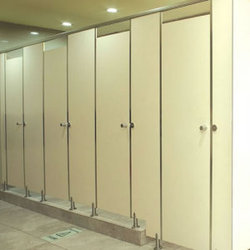 HPL Compact Board Based Modular Toilet Cubicle