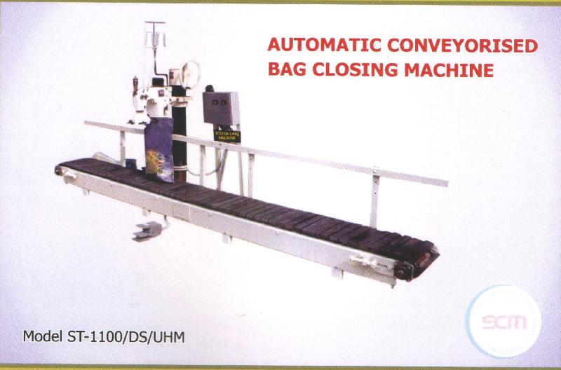 Automatic Conveyorised Bag Closing Machine
