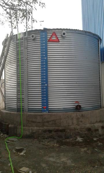 Watertankindia ZINCALUME STEEL bolted Storage tank, for WATER, WASTE WATER