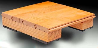 Sports wooden flooring