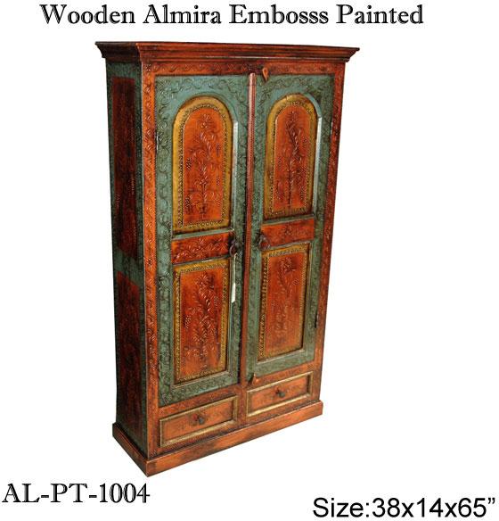 Wooden Painted Almirah