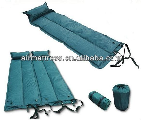 Self Inflatable Mat Portable Roll Up Camping Mat With Foam