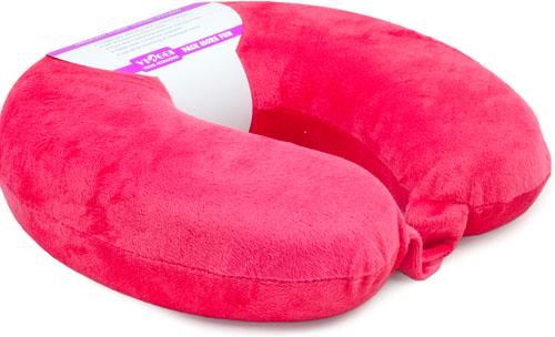U shape memory foam pillow (Red), for Travel Use, Age Group : 15 To 60