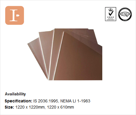 Copper Laminate Sheets, Size : 1220 x 1220mm, 1220 x 610mm