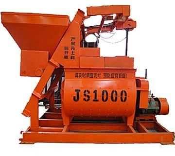 Twin Shaft Concrete Mixer