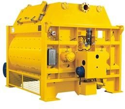 Twin Shaft Concrete Mixer