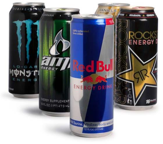 Energy Drinks Available
