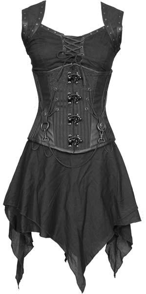 Zigglers Gothic Corset Dress Set