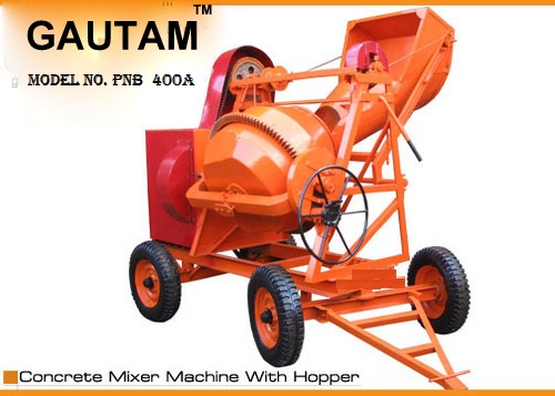 Gautam brand concrete mixer machine