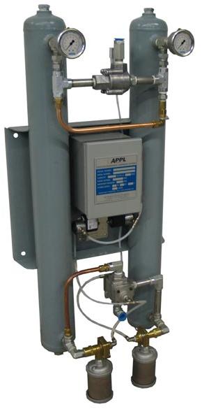 Wall Mount Heatless Desiccant Compressed Air Dryer