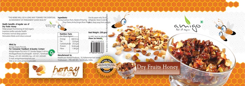 Dried Fruits Honey