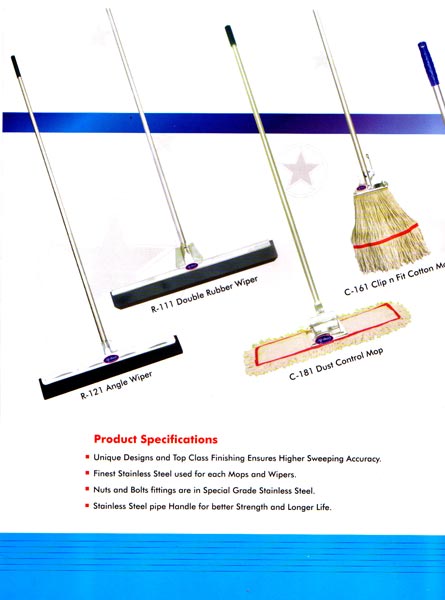 Stainless Steel Floor Cleaning Wipers