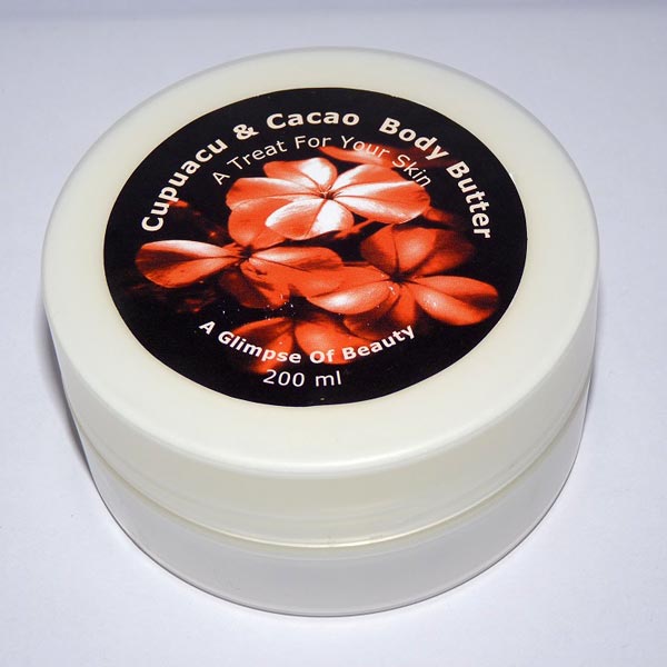 A Glimpse of Beauty - Cupuacu &amp; Cacao Body Butter 250 g 