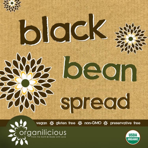 black bean spread