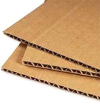 Corrugated cardboard sheet