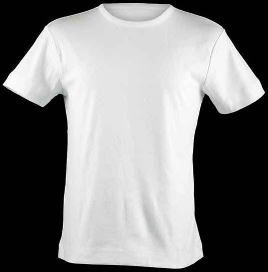 High Quality Plain White Round Neck T - Shirt