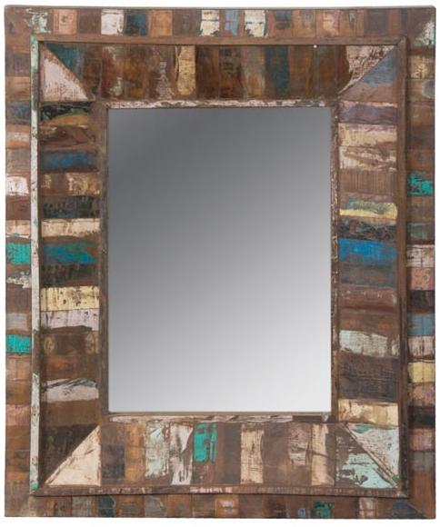 Recycled Wood Mirror Frame