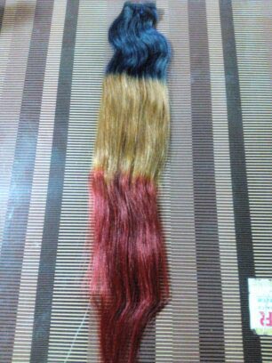 Straight Colored Weft Human Hair