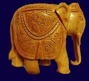 Wooden Carving Small Elephant