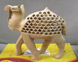 Wooden Jali Camel