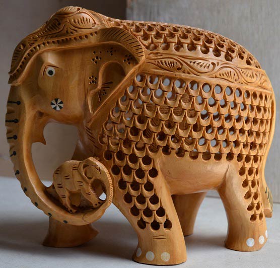 Wooden Large Elephant