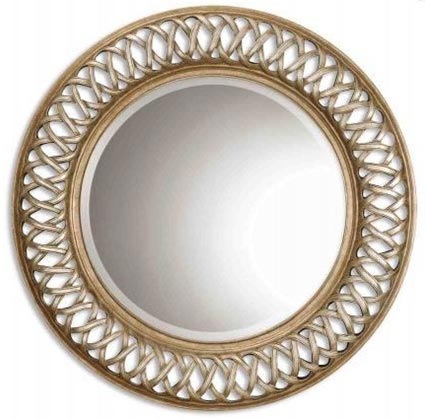 Illimitable Designs Round Vanity Mirror
