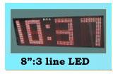 8.3 Line Led Digital Clock
