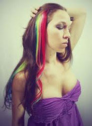 Clip in Colored Hair Extension