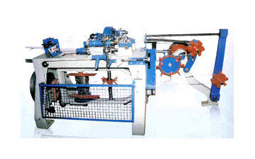 Automatic barbed wire making machines
