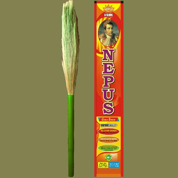 Nepus golden grass premium floor broom