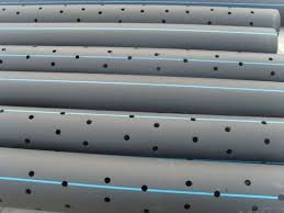 SKG uPVC / HDPE Pvc Perforated Pipe, for Under Drainage system, Feature : Sub soil water