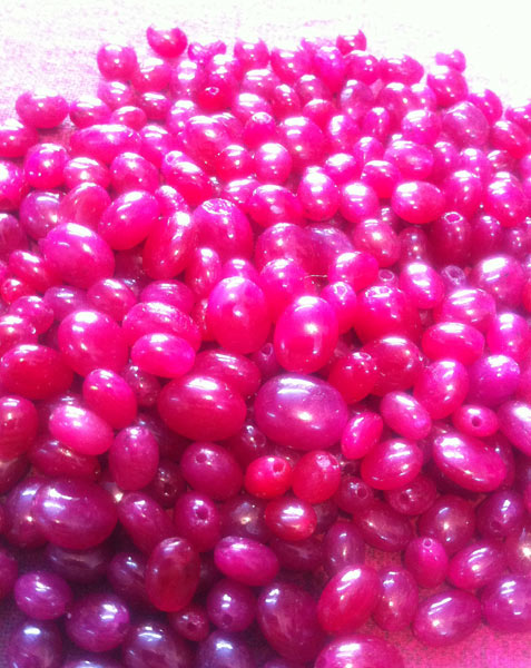 Red Ruby Beads