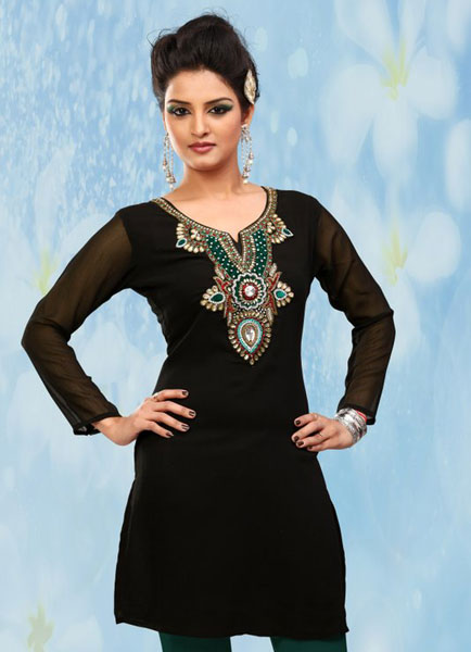 Designer Diamond Work Kurtis at Best Price in Surat | R K Dresses and ...