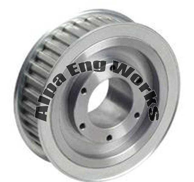 Polished Aluminium Timing Pulleys, Feature : Durable, Heat Resistance, High Tensile