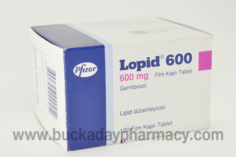 para que sirve el medicamento lopid de 600 mg