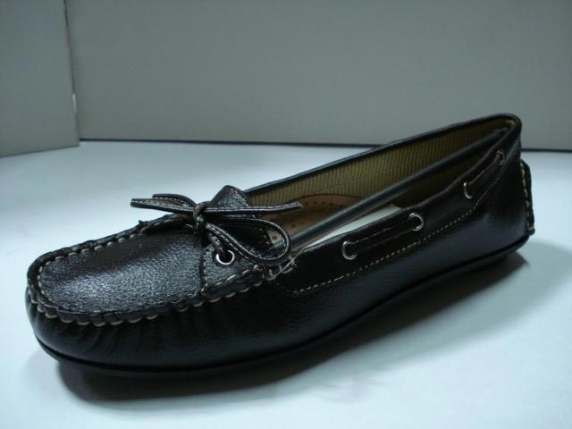 leather belly shoes